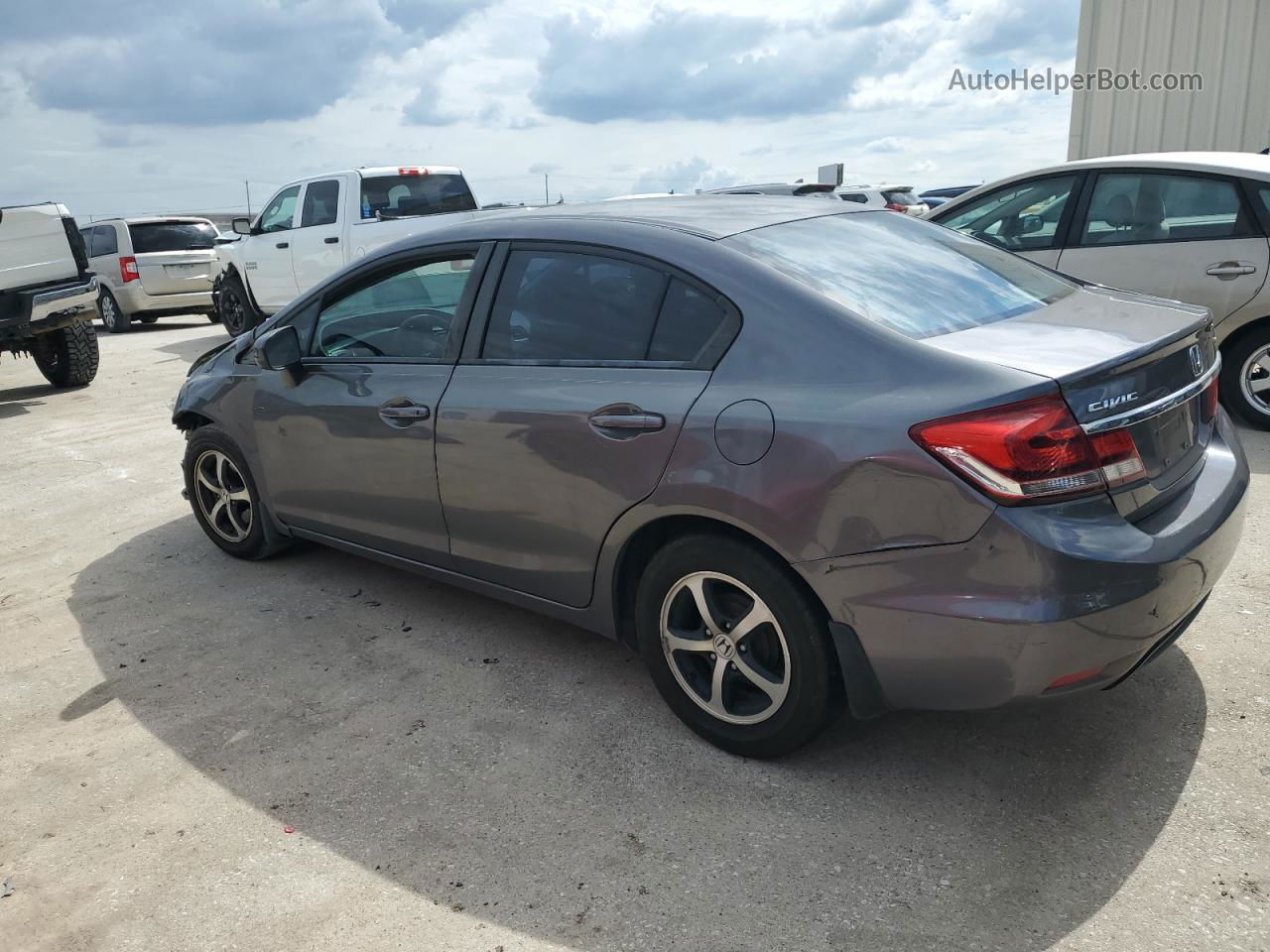 2015 Honda Civic Se Gray vin: 2HGFB2F76FH559398