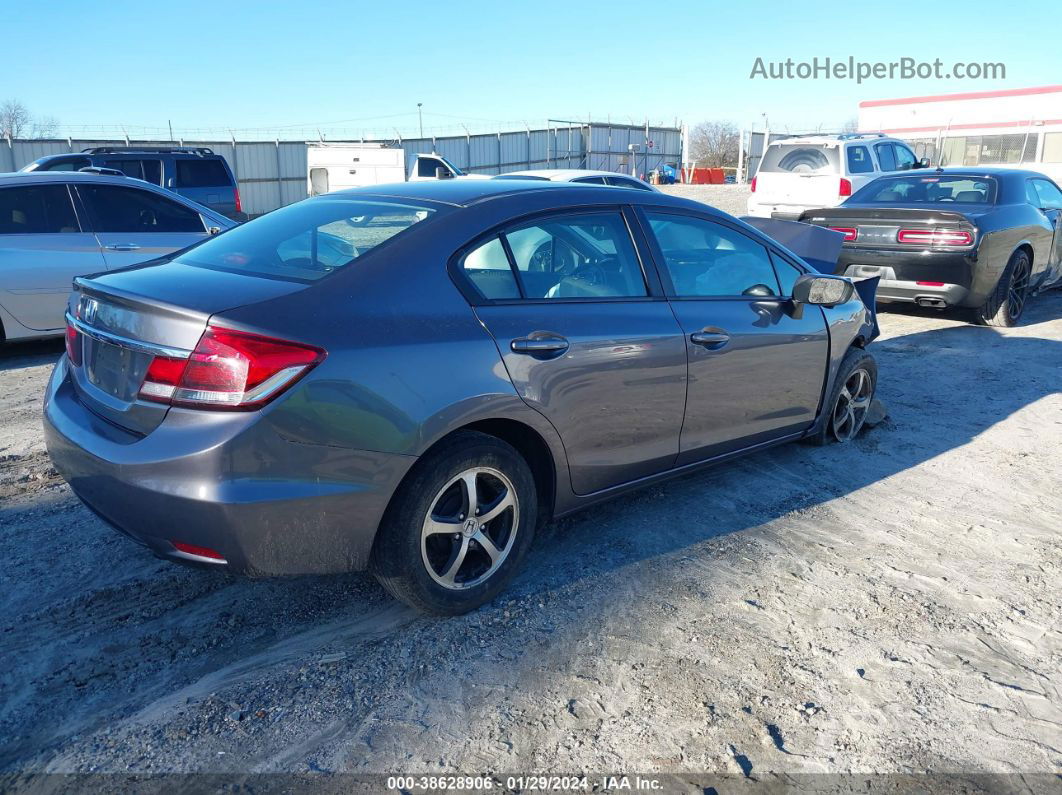 2015 Honda Civic Se Gray vin: 2HGFB2F78FH514950