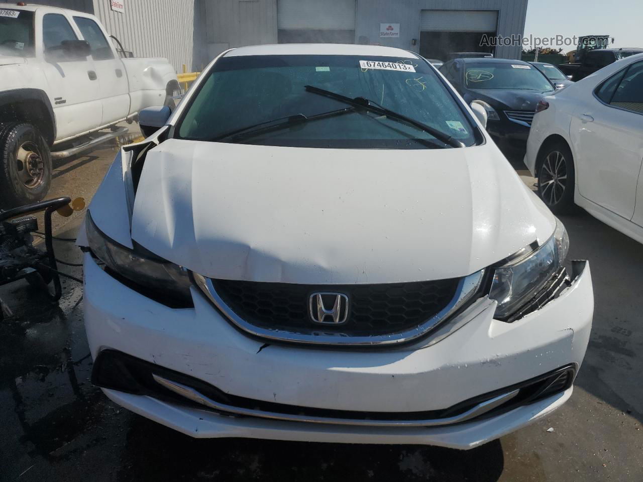 2015 Honda Civic Se White vin: 2HGFB2F78FH546393