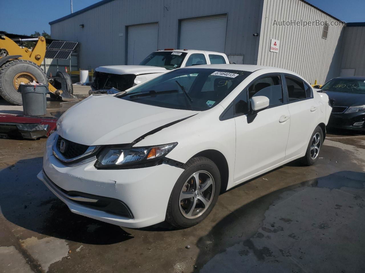 2015 Honda Civic Se White vin: 2HGFB2F78FH546393