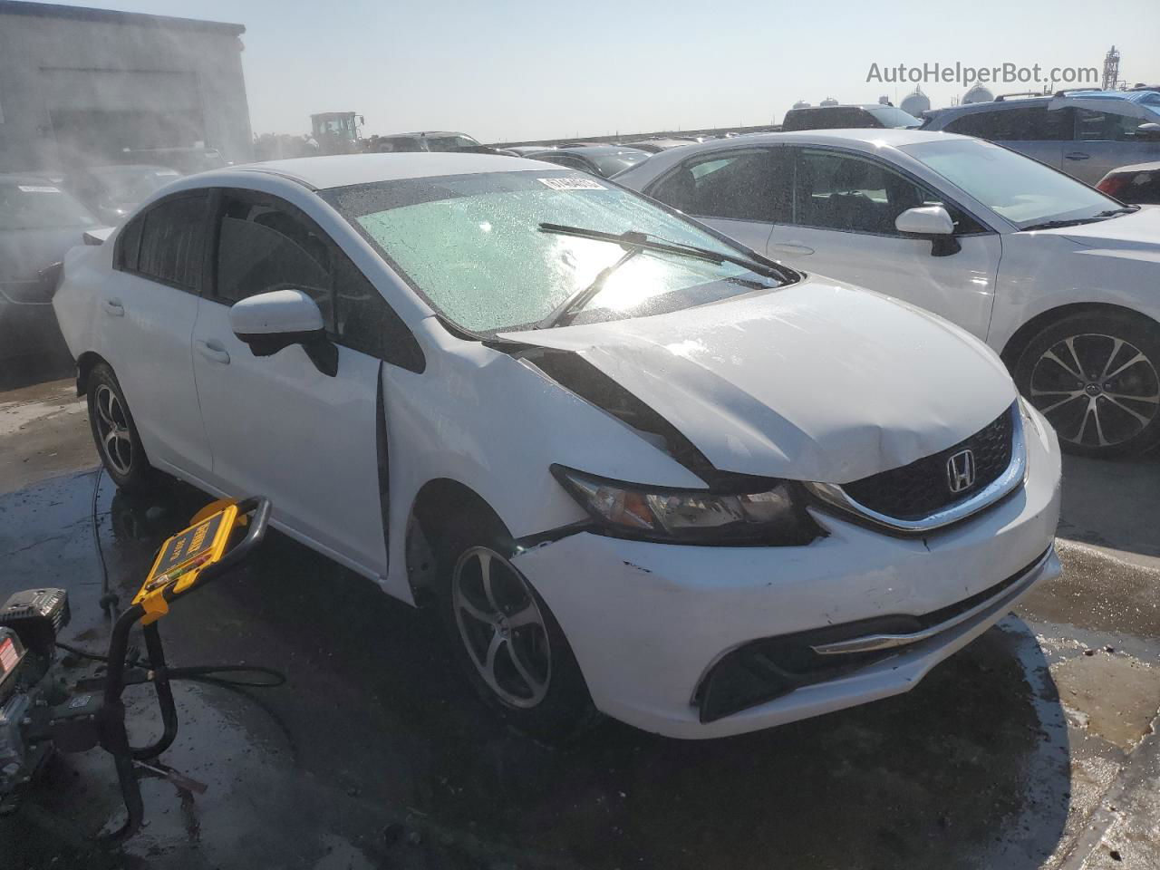 2015 Honda Civic Se White vin: 2HGFB2F78FH546393