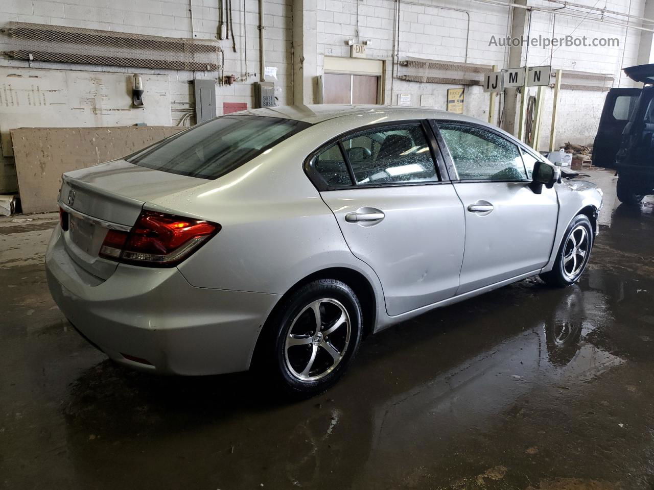 2015 Honda Civic Se Silver vin: 2HGFB2F79FH550839