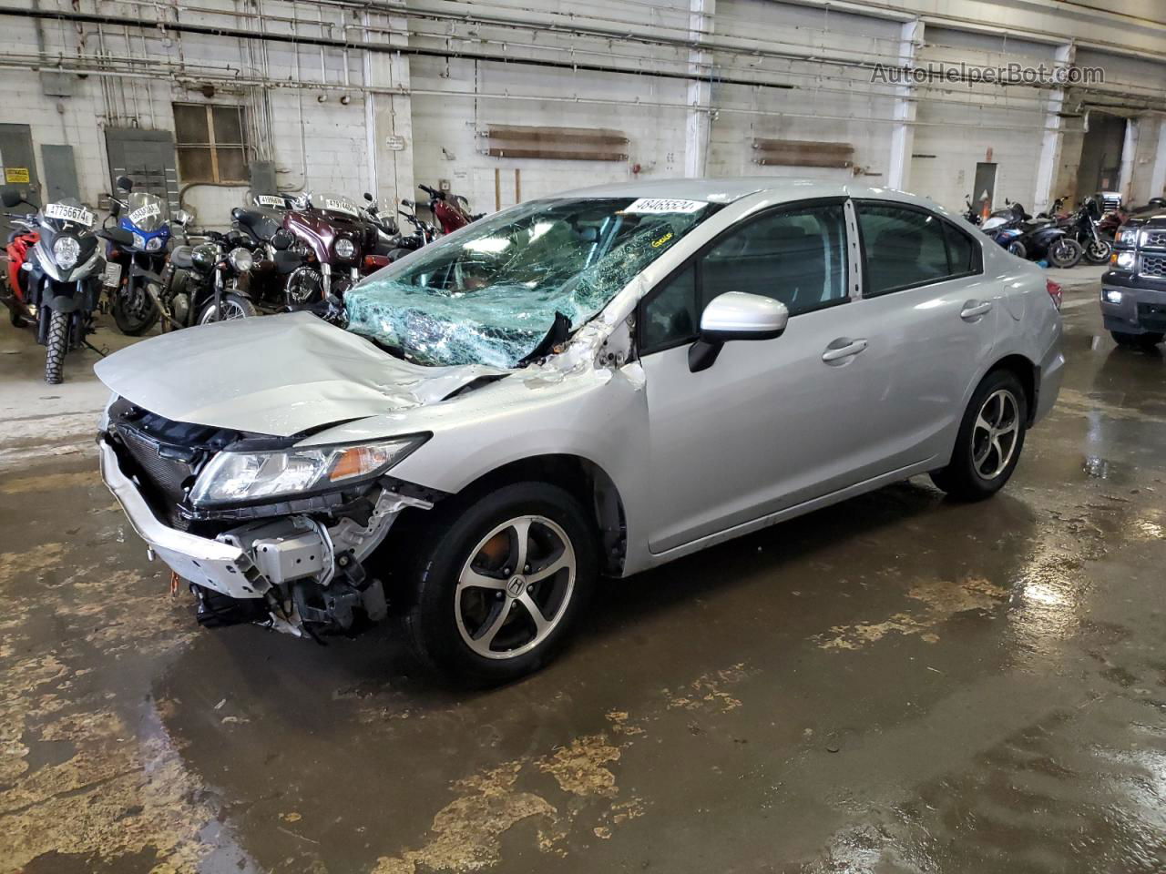 2015 Honda Civic Se Silver vin: 2HGFB2F79FH550839