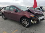 2012 Honda Civic Ex Burgundy vin: 2HGFB2F80CH509116