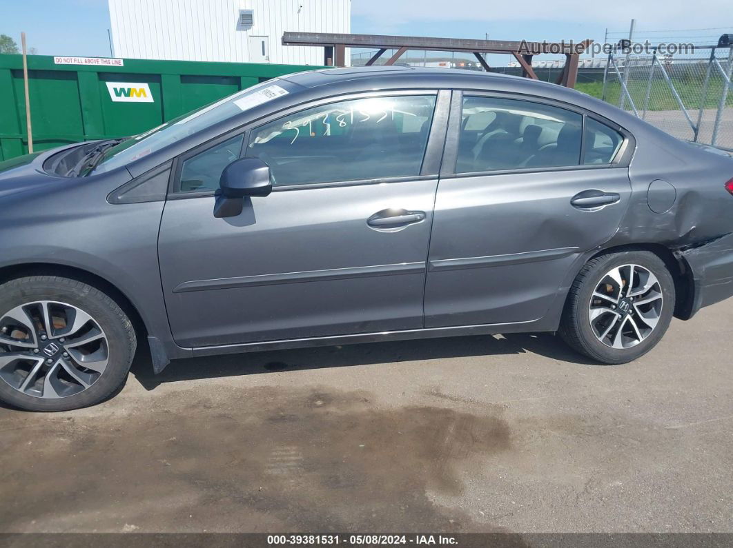 2013 Honda Civic Ex Gray vin: 2HGFB2F80DH507464