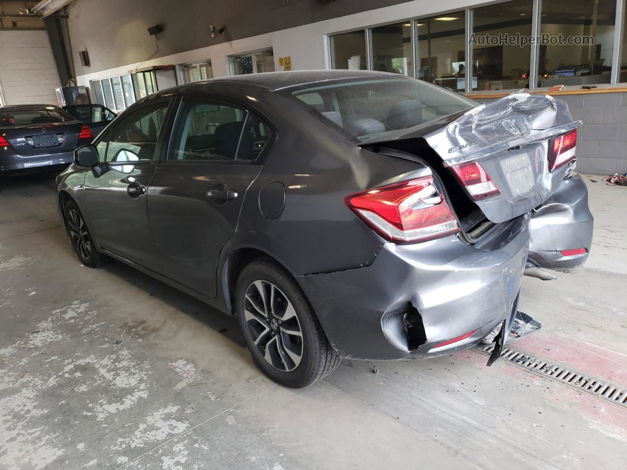 2013 Honda Civic Ex Gray vin: 2HGFB2F80DH508078