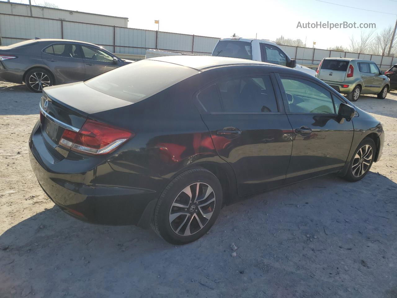 2014 Honda Civic Ex Черный vin: 2HGFB2F80EH525271