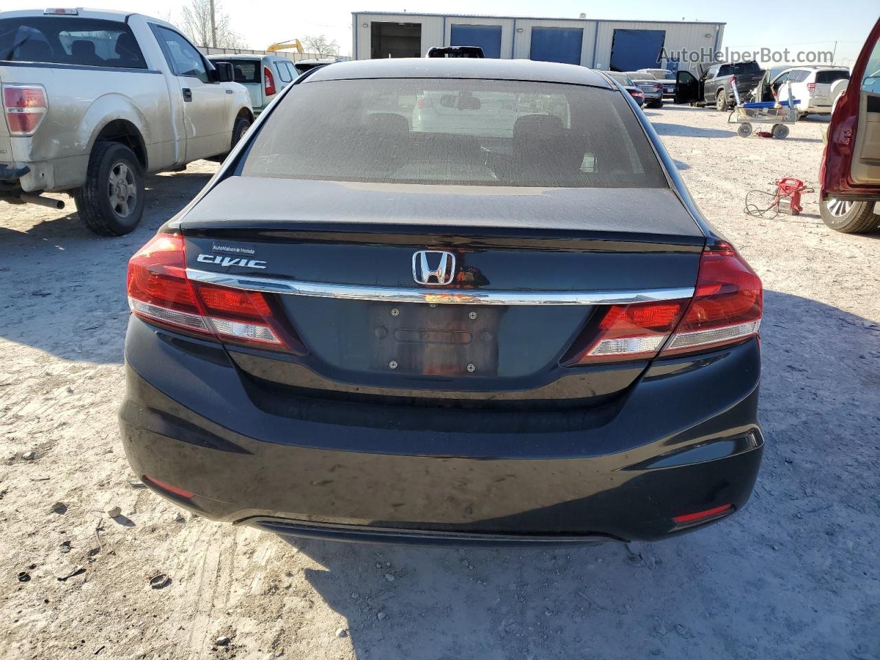 2014 Honda Civic Ex Черный vin: 2HGFB2F80EH525271