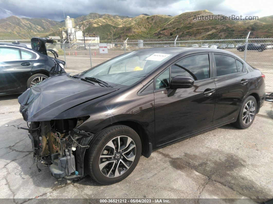 2014 Honda Civic Sedan Ex Black vin: 2HGFB2F80EH529630