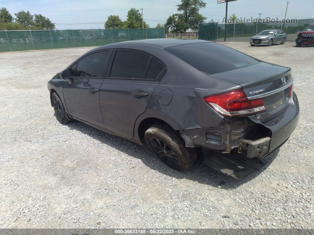 2014 Honda Civic Sedan Ex Gray vin: 2HGFB2F80EH540501