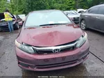 2012 Honda Civic Ex Burgundy vin: 2HGFB2F81CH553853