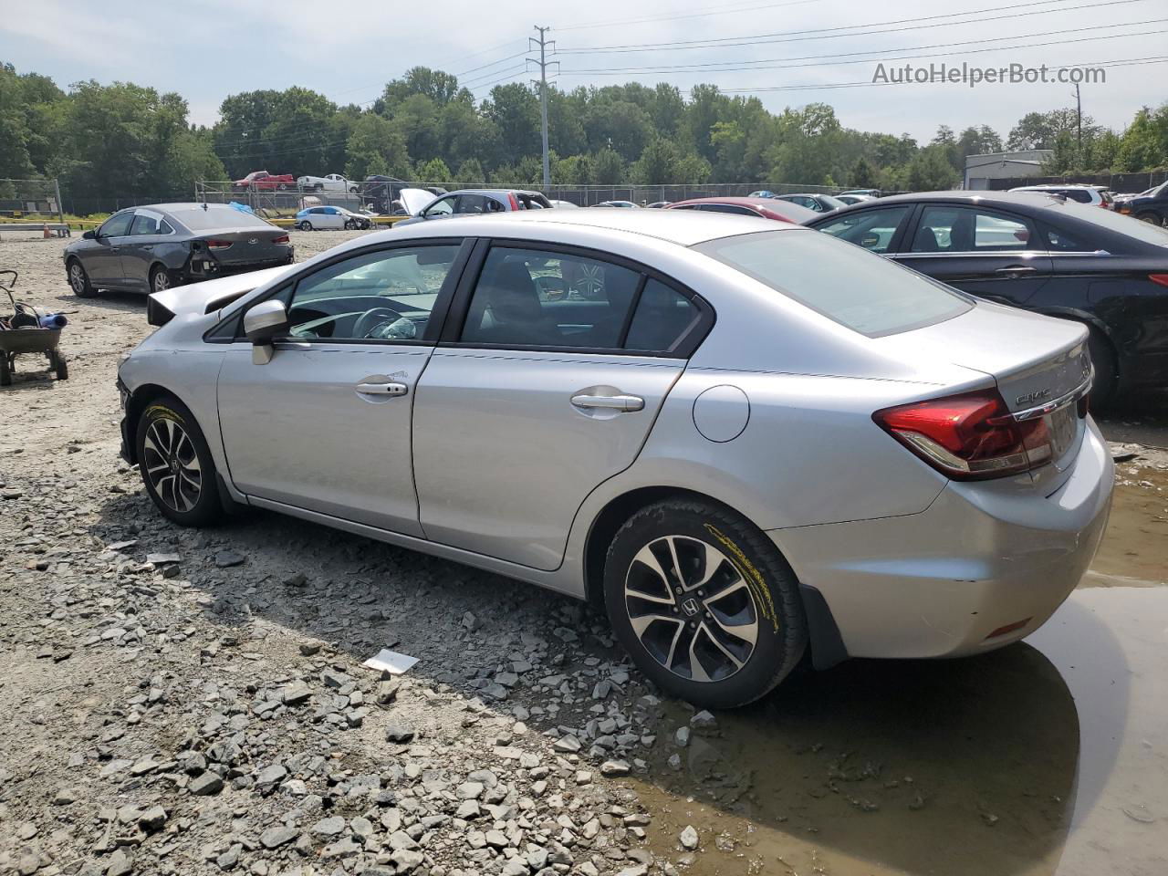 2014 Honda Civic Ex Silver vin: 2HGFB2F81EH527157