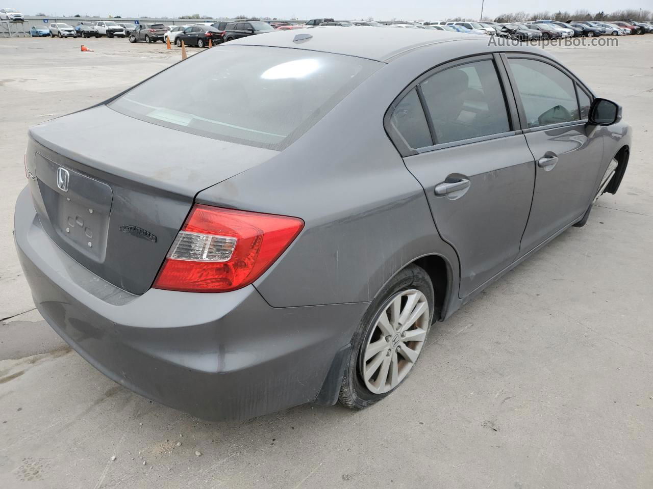 2012 Honda Civic Ex Charcoal vin: 2HGFB2F82CH527911