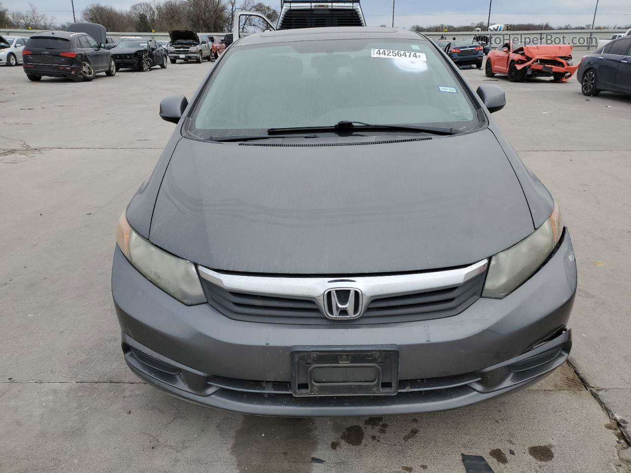 2012 Honda Civic Ex Charcoal vin: 2HGFB2F82CH527911