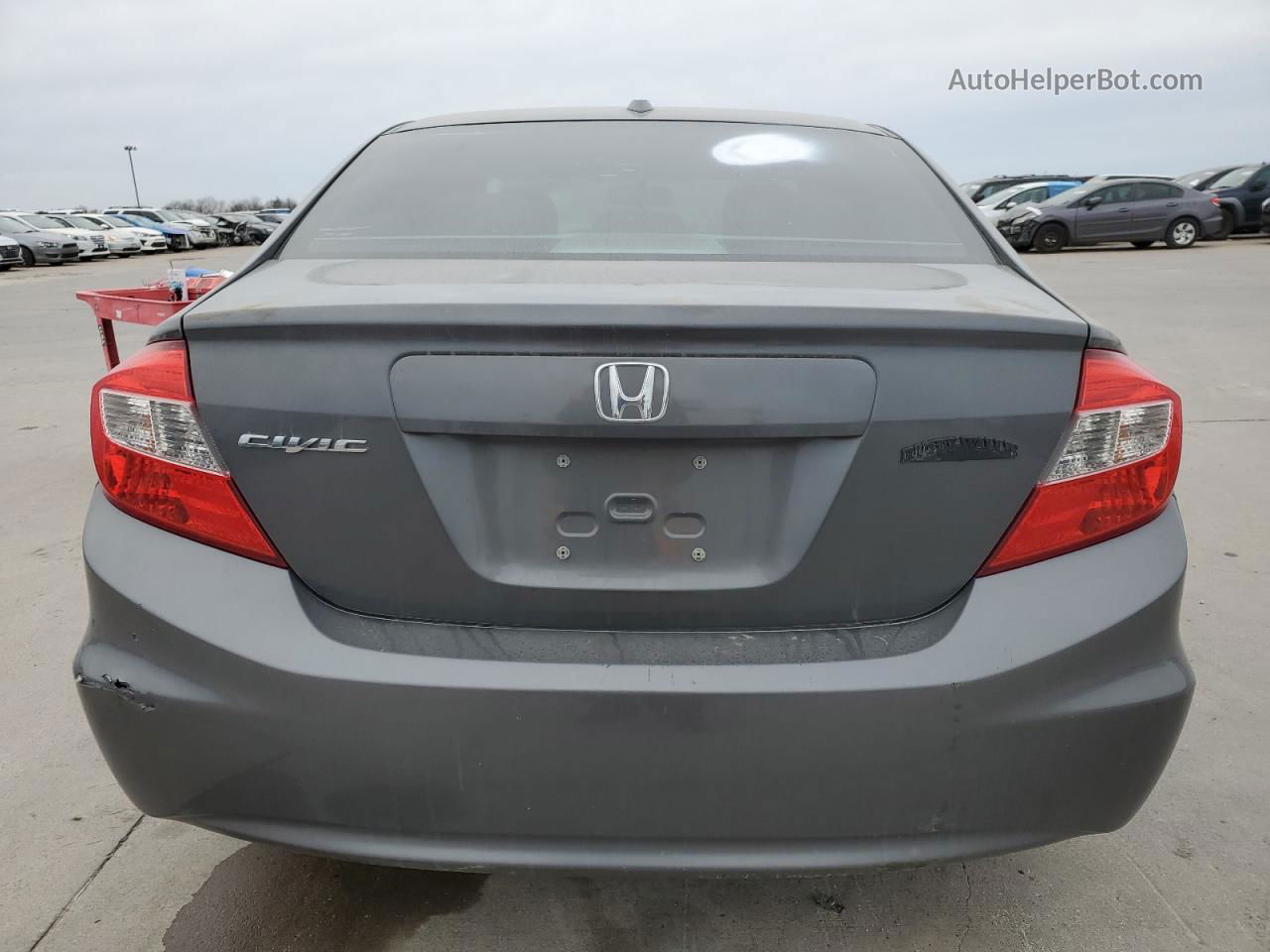 2012 Honda Civic Ex Charcoal vin: 2HGFB2F82CH527911