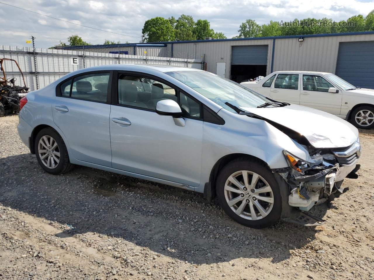 2012 Honda Civic Ex Blue vin: 2HGFB2F82CH540559