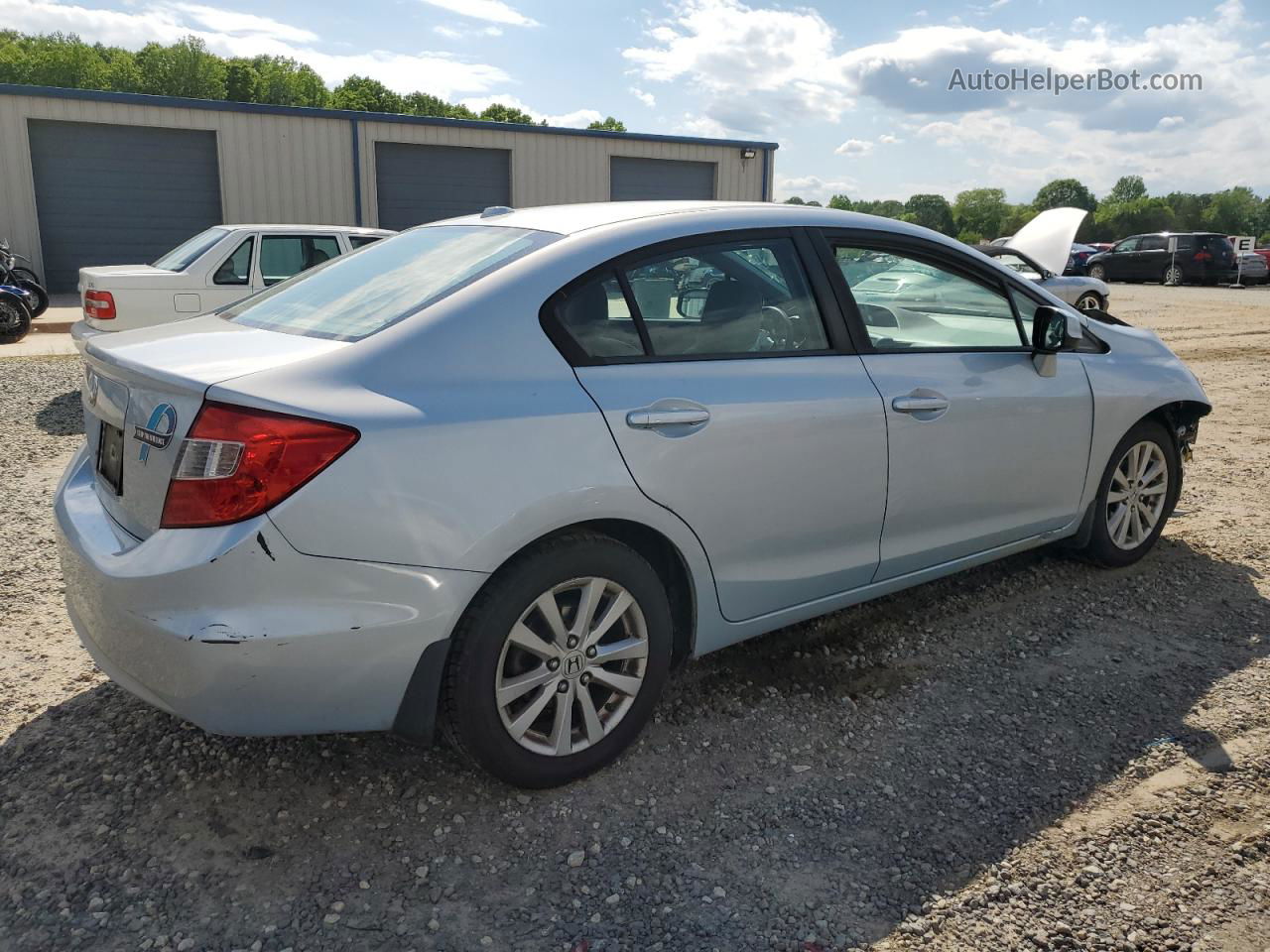 2012 Honda Civic Ex Blue vin: 2HGFB2F82CH540559