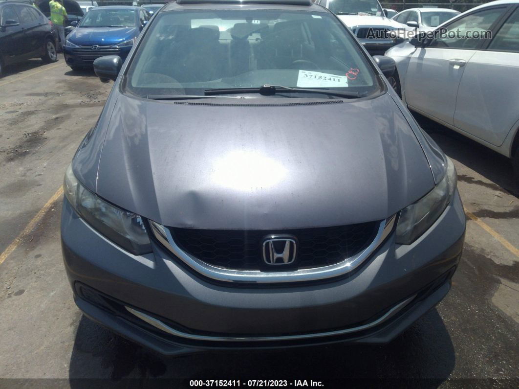 2014 Honda Civic Sedan Ex Gray vin: 2HGFB2F82EH503188