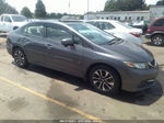 2014 Honda Civic Sedan Ex Gray vin: 2HGFB2F82EH503188