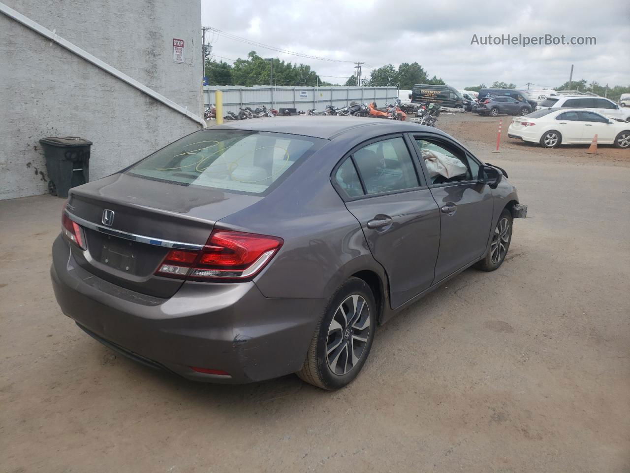 2014 Honda Civic Ex Gray vin: 2HGFB2F82EH542380