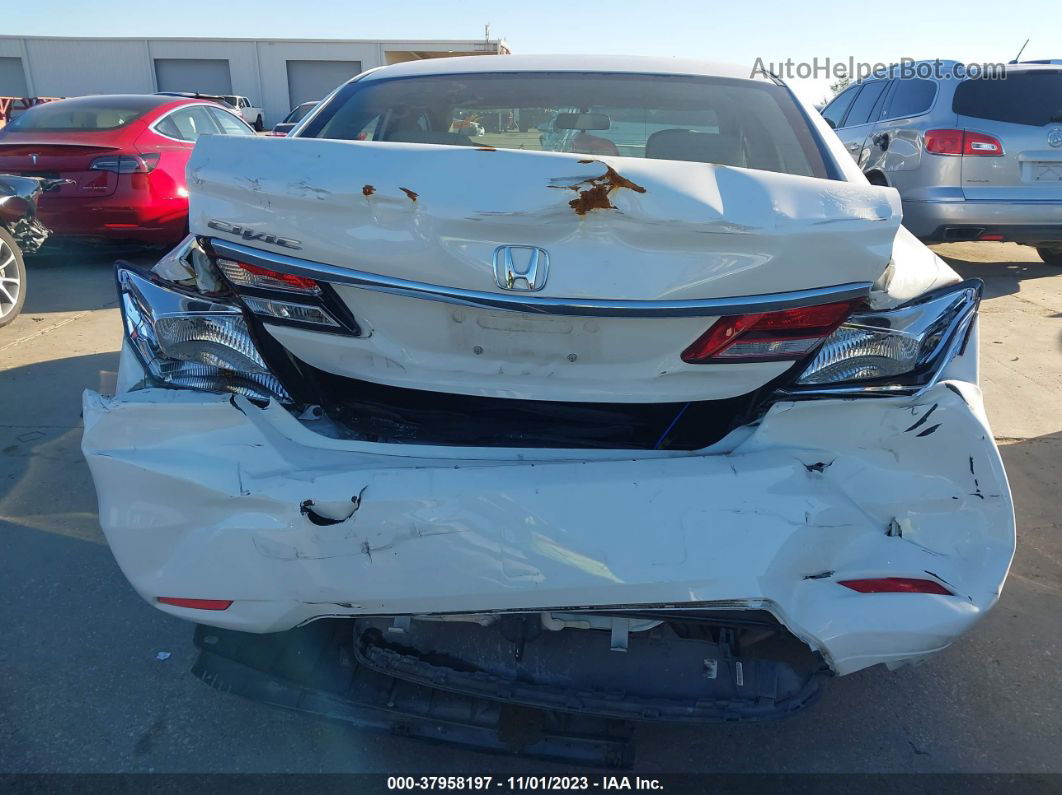 2015 Honda Civic Ex White vin: 2HGFB2F82FH523698