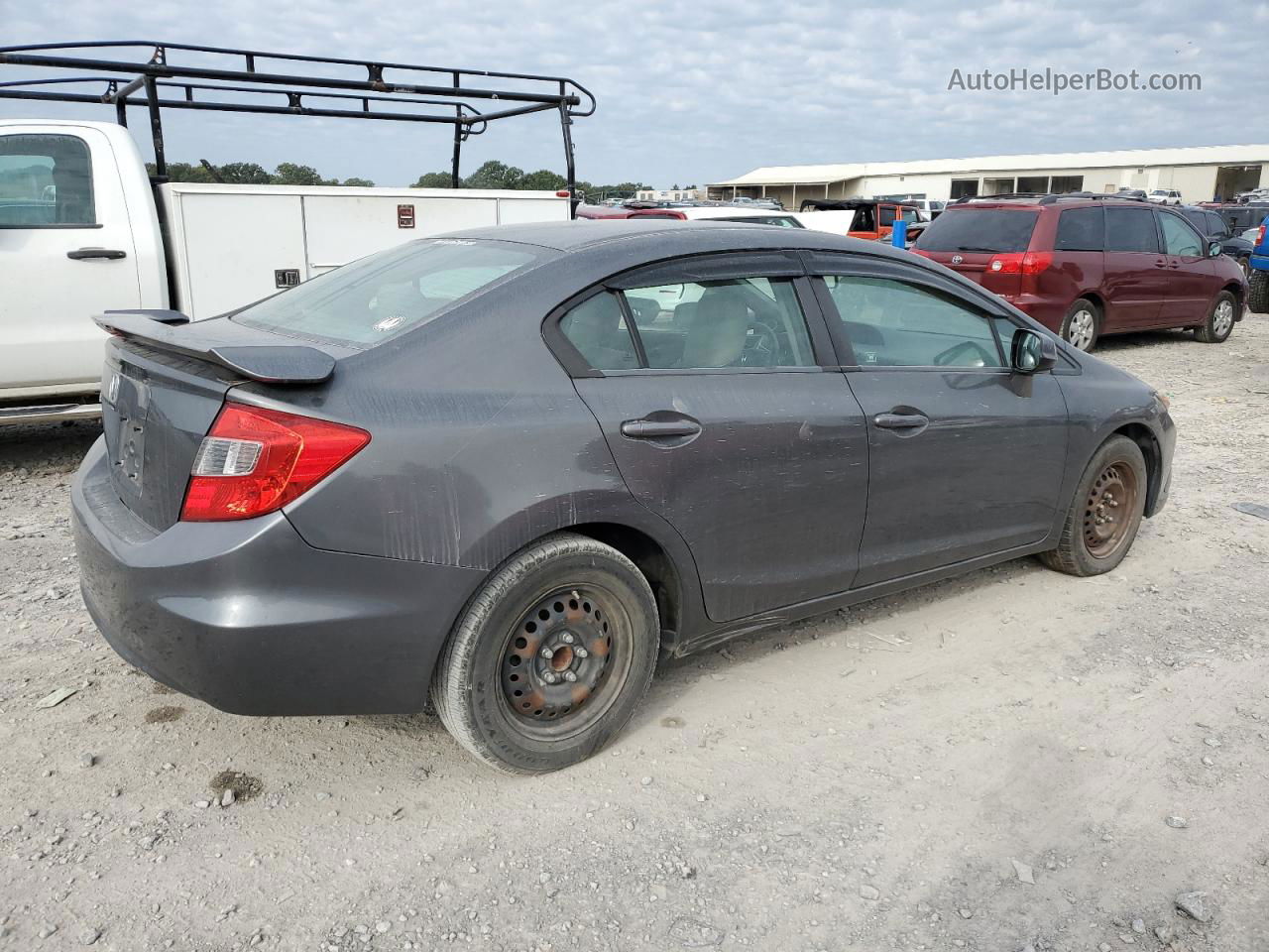 2012 Honda Civic Ex Серый vin: 2HGFB2F83CH516027