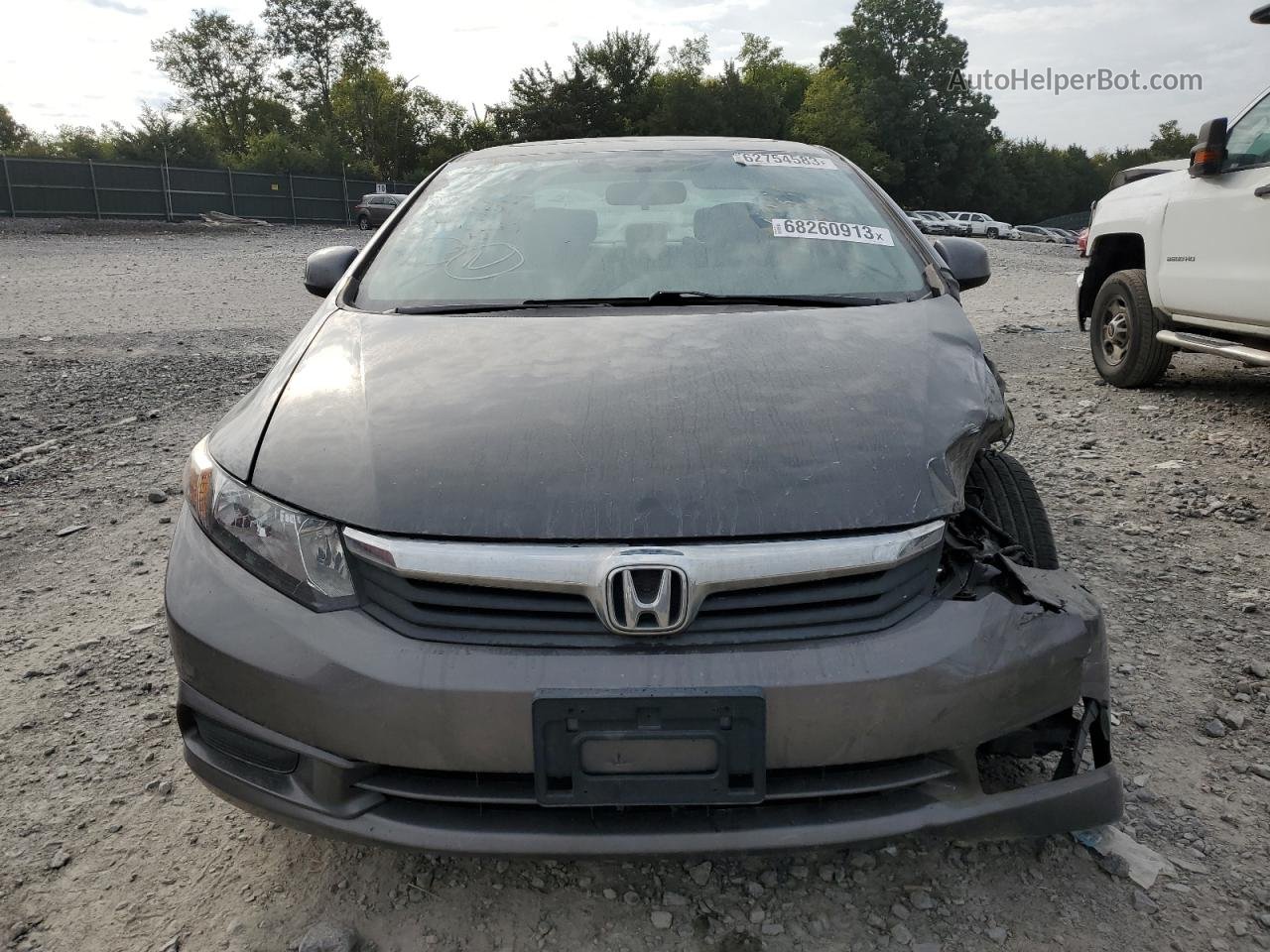 2012 Honda Civic Ex Gray vin: 2HGFB2F83CH516027