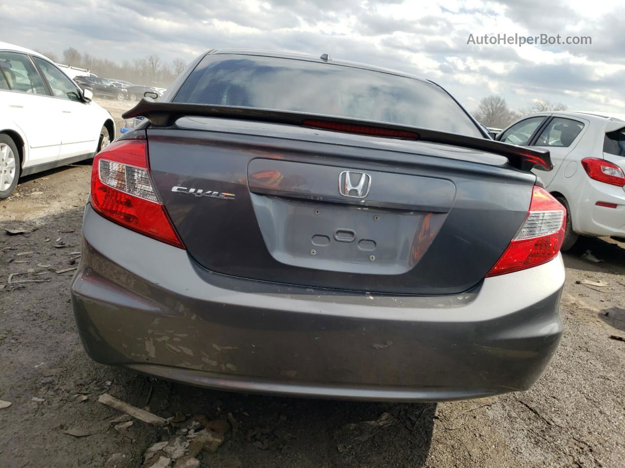 2012 Honda Civic Ex Charcoal vin: 2HGFB2F83CH517940