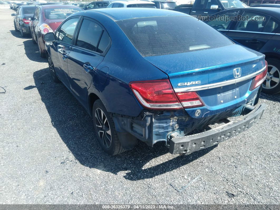 2013 Honda Civic Ex Blue vin: 2HGFB2F83DH531404