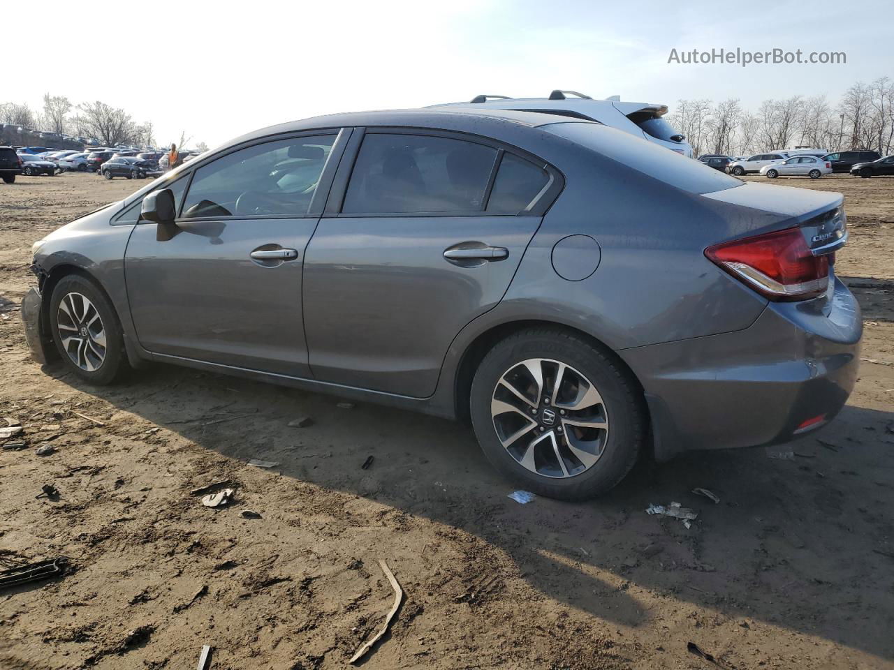 2013 Honda Civic Ex Gray vin: 2HGFB2F83DH531502