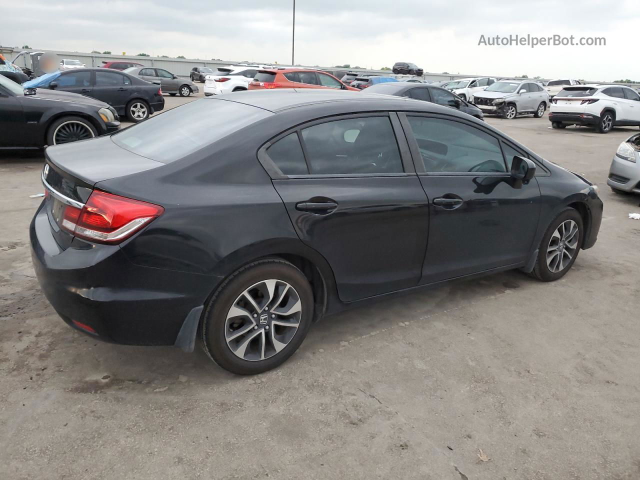 2014 Honda Civic Ex Black vin: 2HGFB2F83EH522400