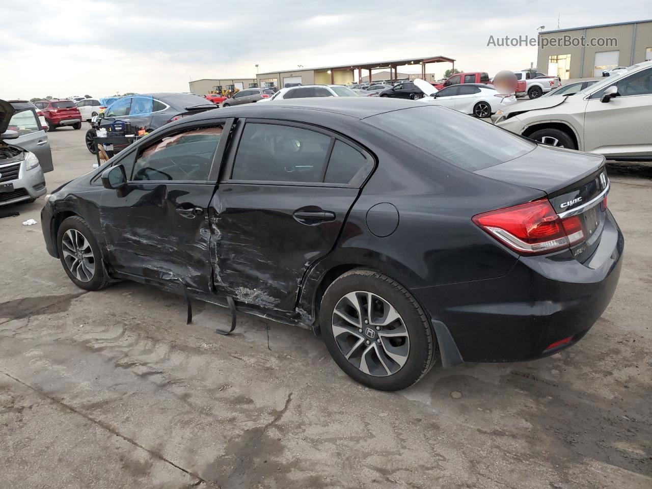 2014 Honda Civic Ex Black vin: 2HGFB2F83EH522400