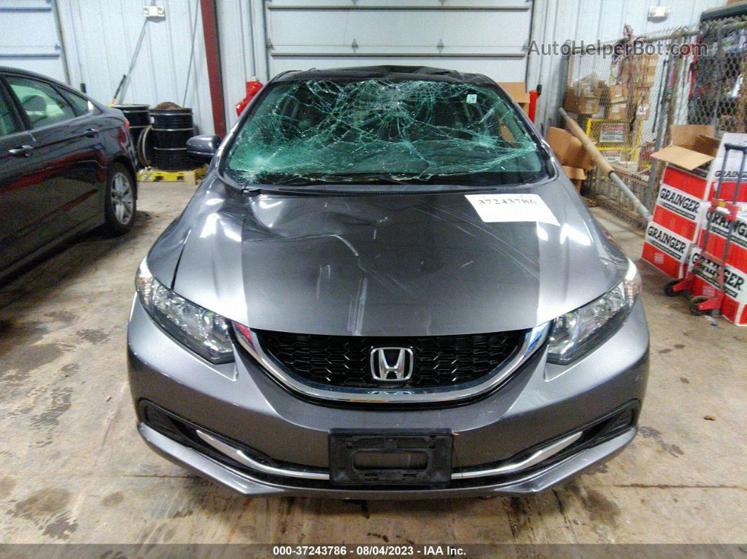 2015 Honda Civic Ex Серый vin: 2HGFB2F83FH505632