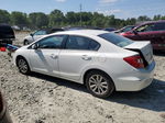 2012 Honda Civic Ex White vin: 2HGFB2F84CH600955