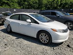 2012 Honda Civic Ex White vin: 2HGFB2F84CH600955