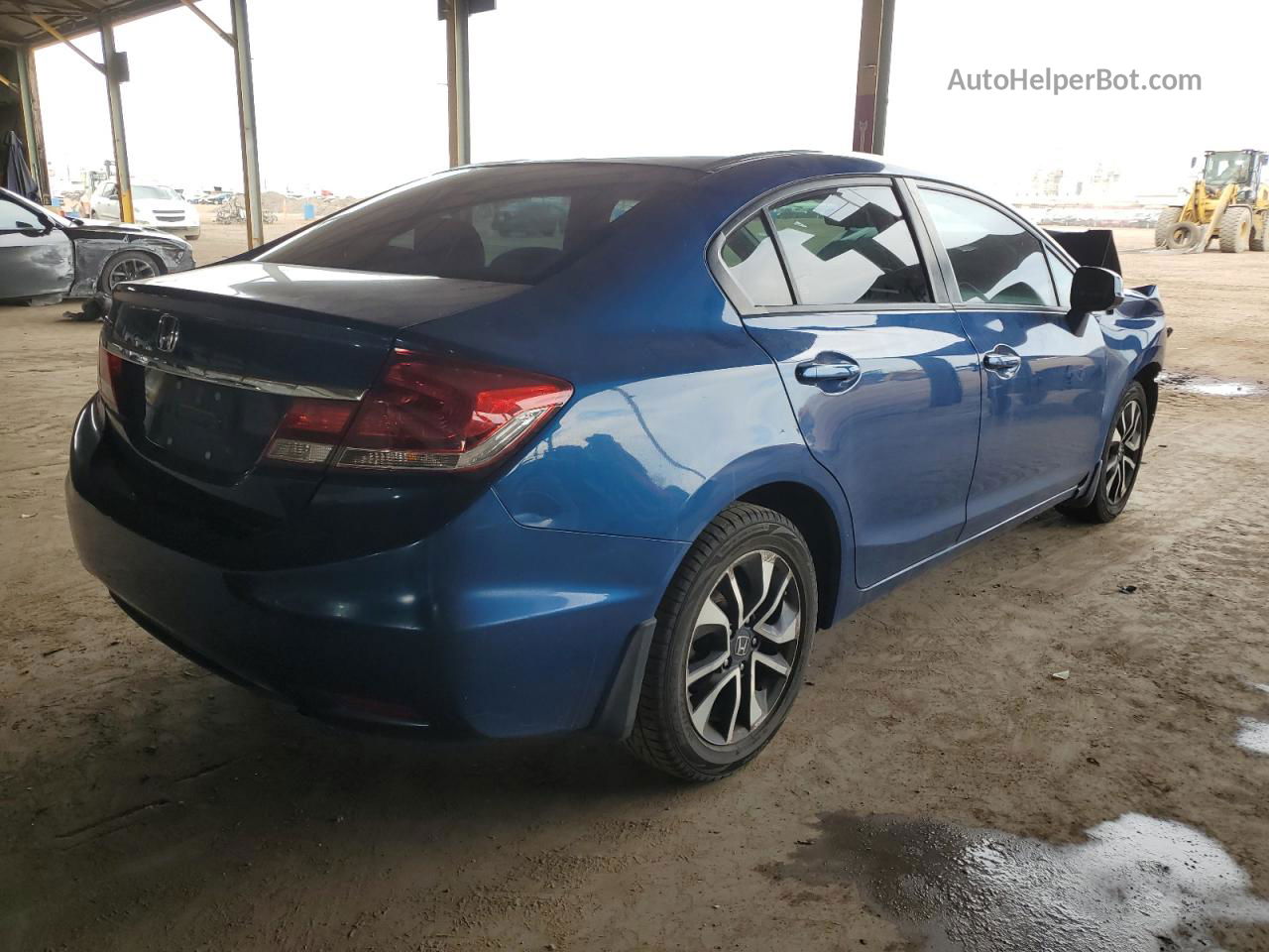 2013 Honda Civic Ex Blue vin: 2HGFB2F84DH539947