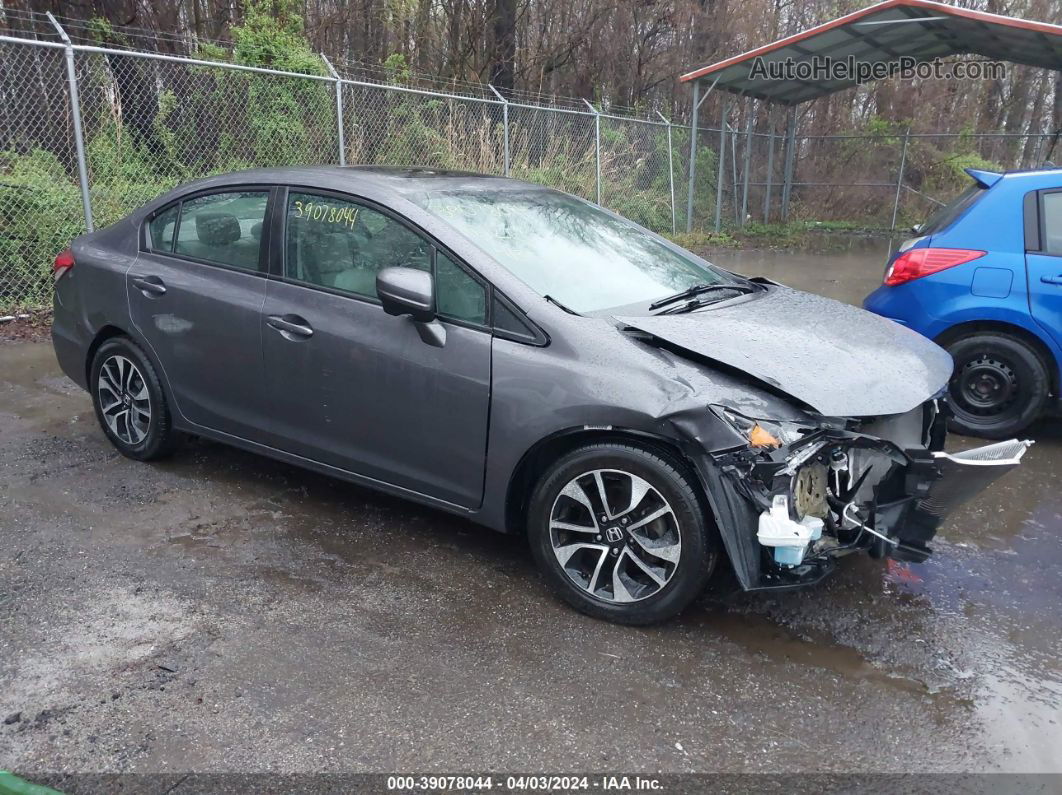 2014 Honda Civic Ex Gray vin: 2HGFB2F84EH549024