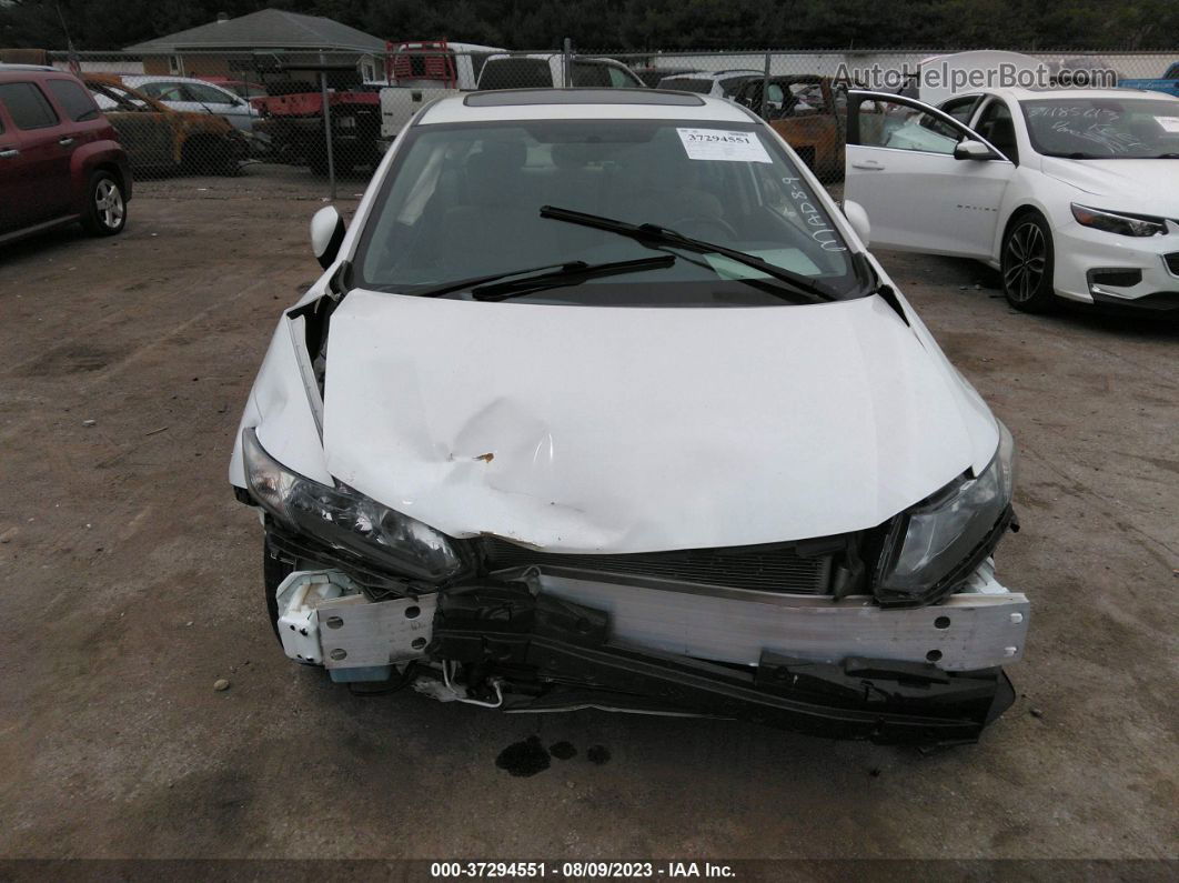 2015 Honda Civic Sedan Ex White vin: 2HGFB2F84FH502125