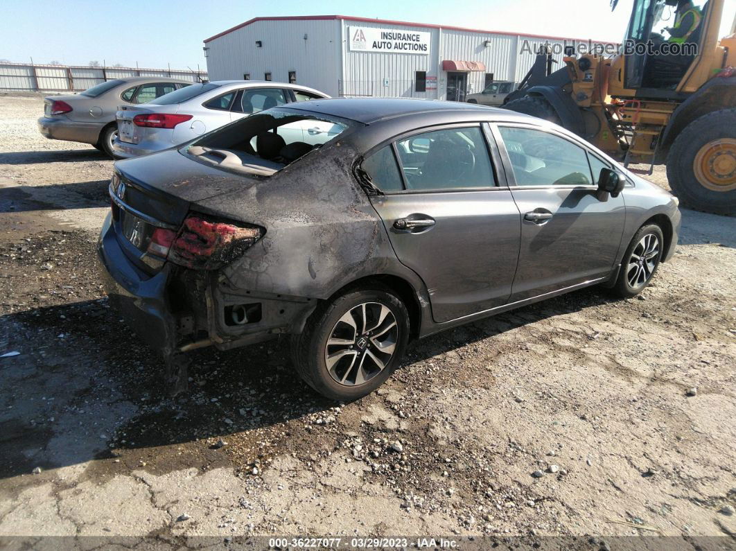 2015 Honda Civic Sedan Ex Gray vin: 2HGFB2F84FH519846