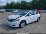 2012 Honda Civic Ex White vin: 2HGFB2F85CH500413