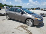 2012 Honda Civic Ex Gray vin: 2HGFB2F85CH500976