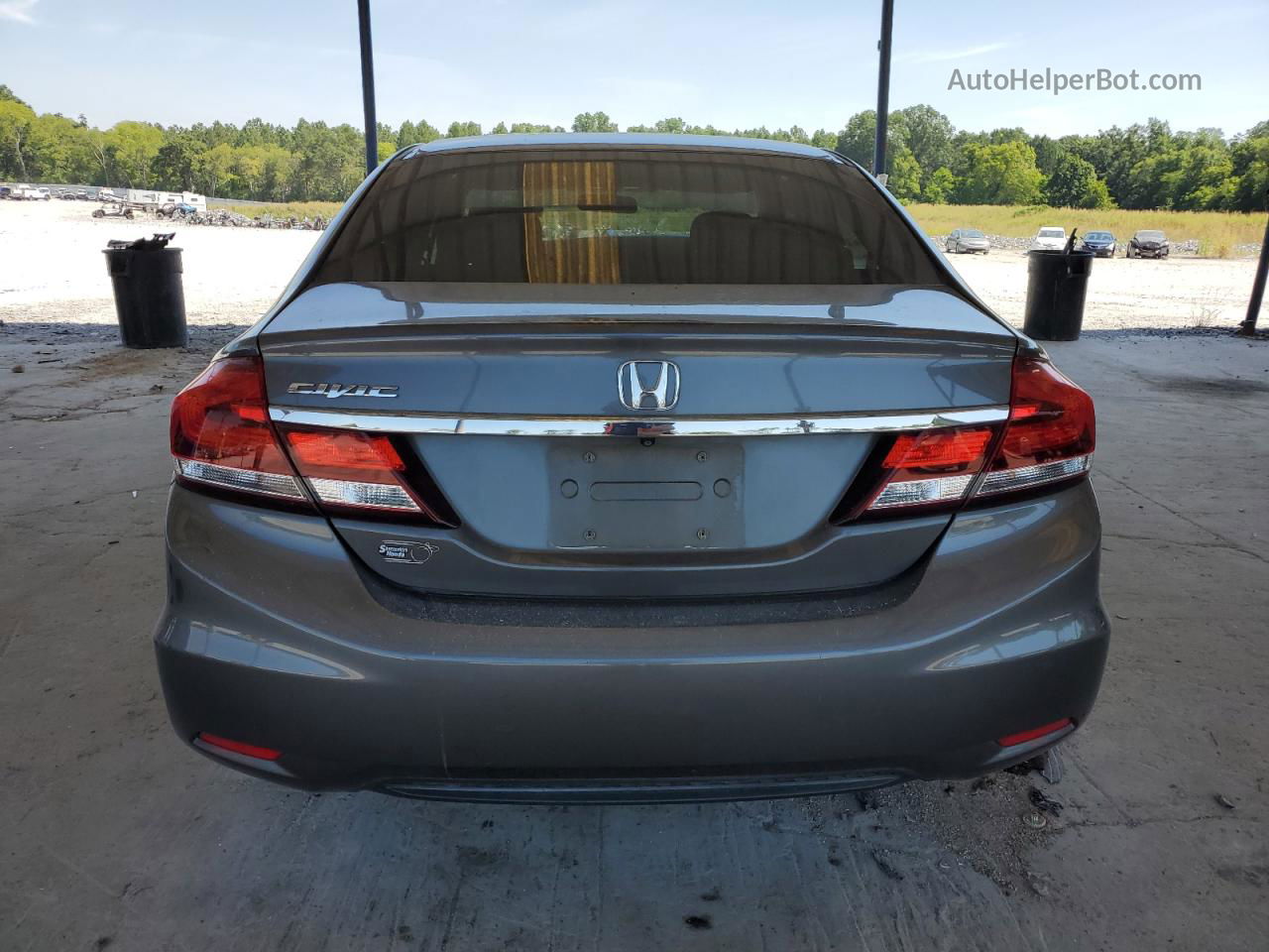 2013 Honda Civic Ex Gray vin: 2HGFB2F85DH502101