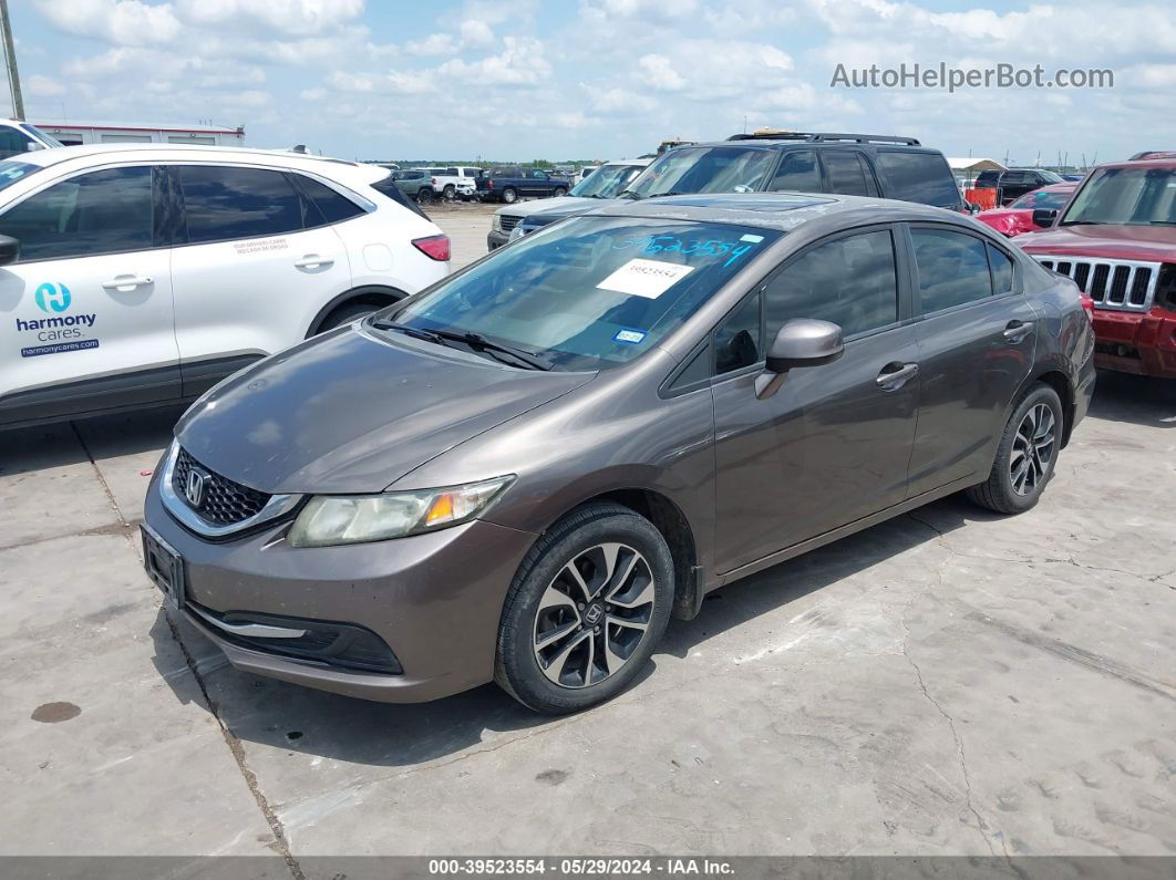 2013 Honda Civic Ex Gray vin: 2HGFB2F85DH542050