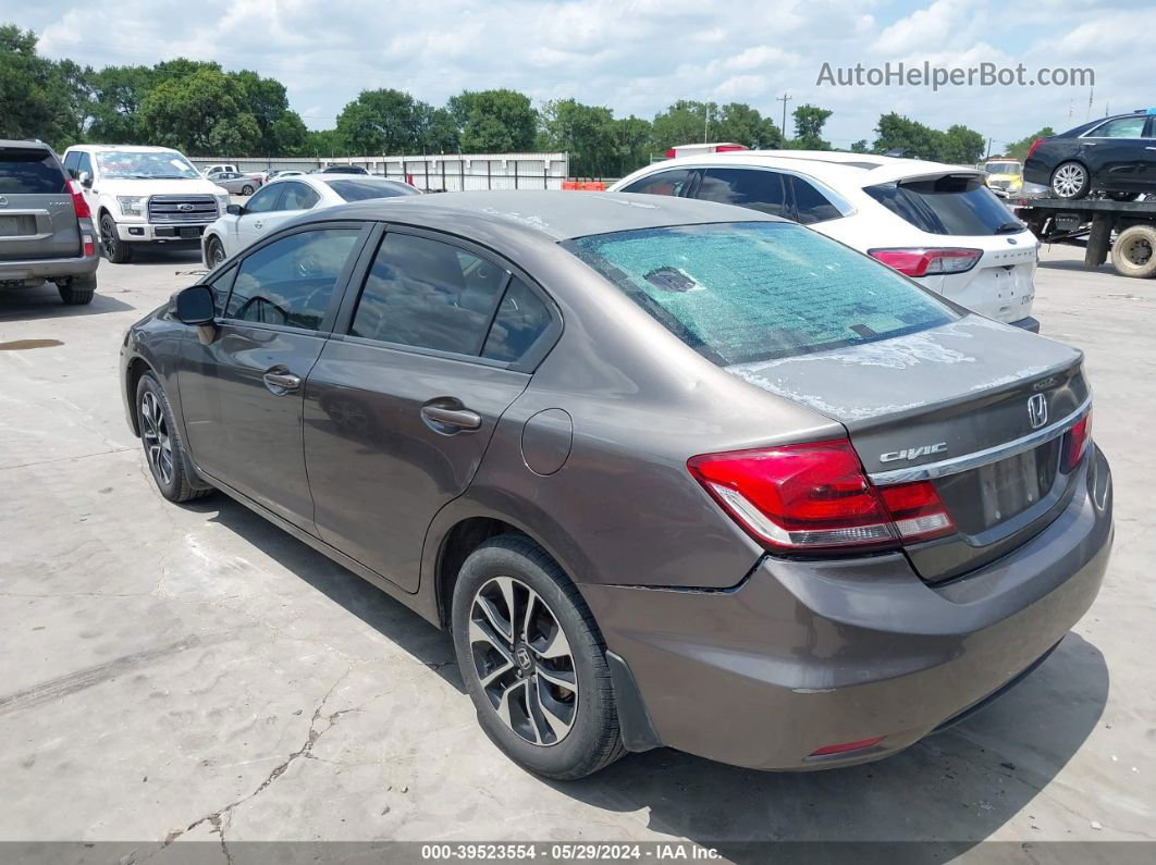 2013 Honda Civic Ex Gray vin: 2HGFB2F85DH542050