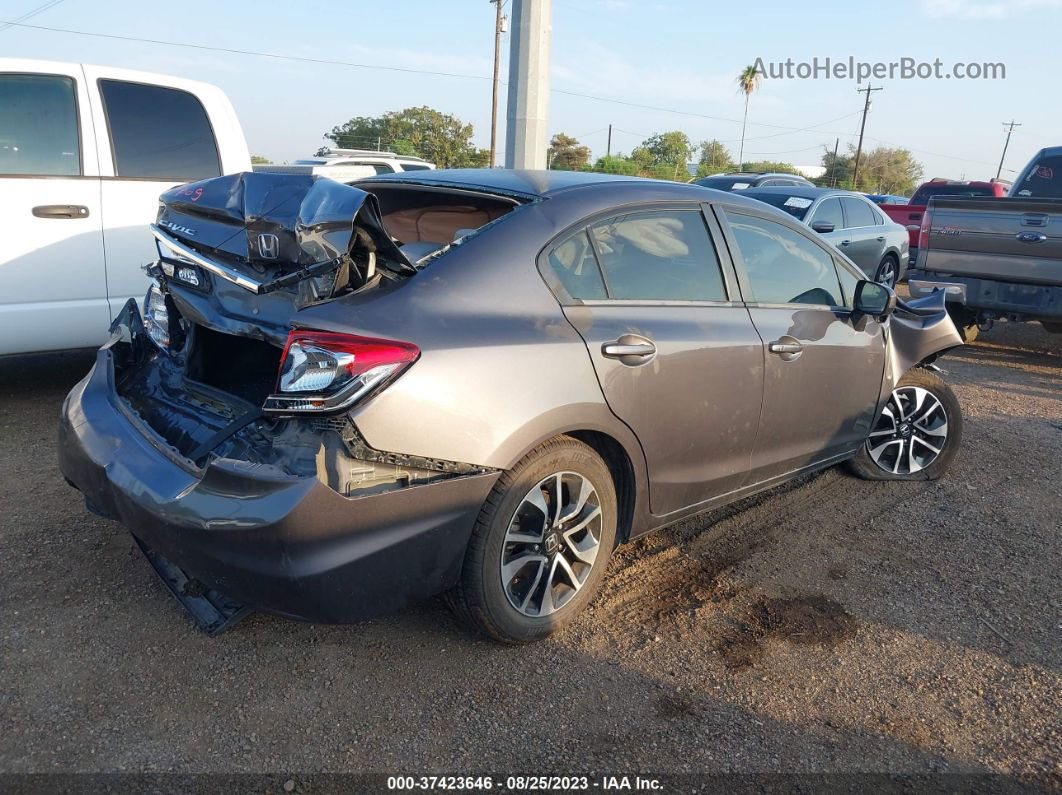 2015 Honda Civic Sedan Ex Gray vin: 2HGFB2F85FH565511