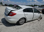 2012 Honda Civic Ex White vin: 2HGFB2F86CH551998