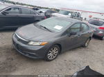 2012 Honda Civic Ex Gray vin: 2HGFB2F86CH573077