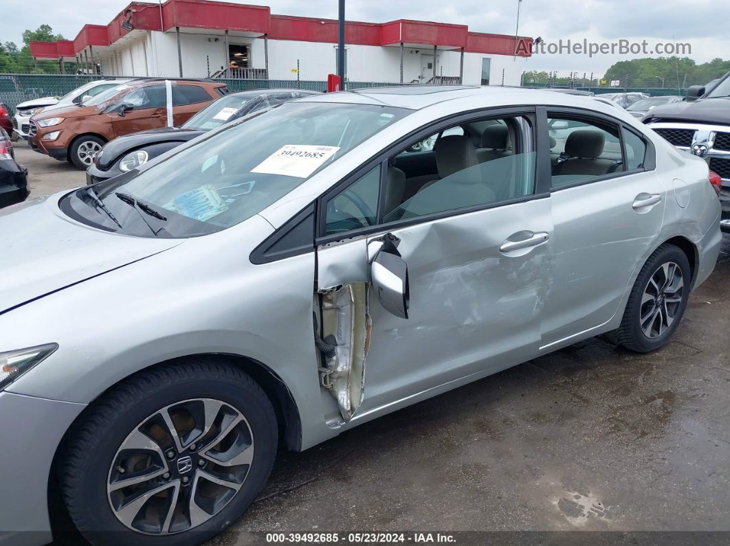 2013 Honda Civic Ex Silver vin: 2HGFB2F86DH553560