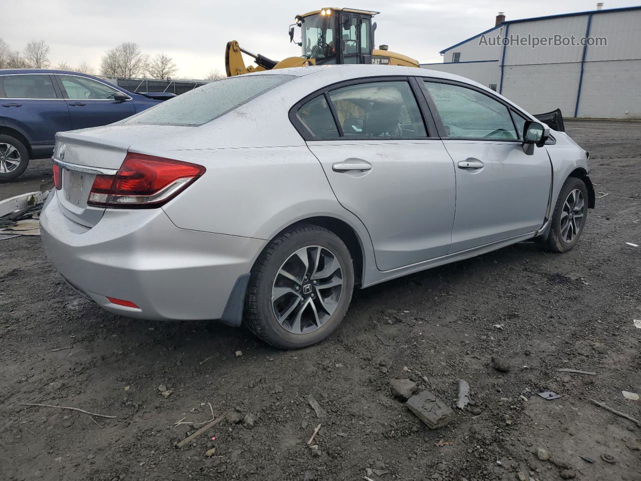 2014 Honda Civic Ex Silver vin: 2HGFB2F86EH557562