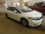 2012 Honda Civic Ex White vin: 2HGFB2F87CH326294